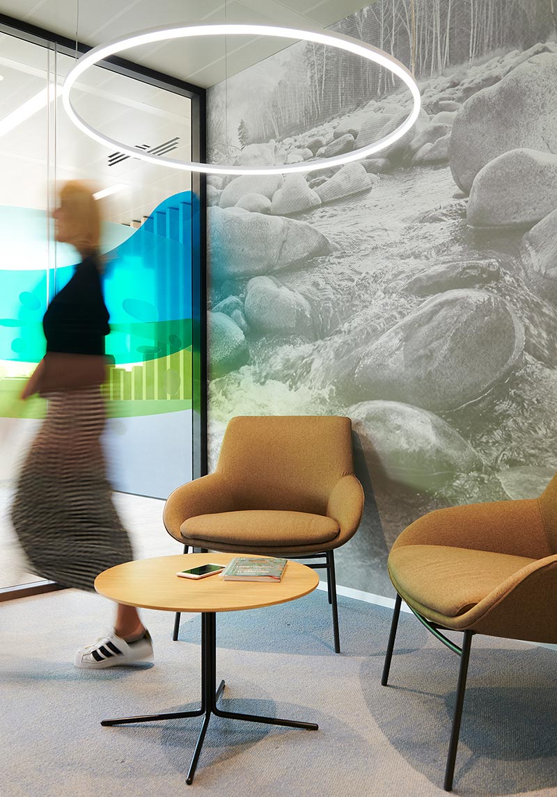 Sustainable graphics - Sabadell Zurich Offices