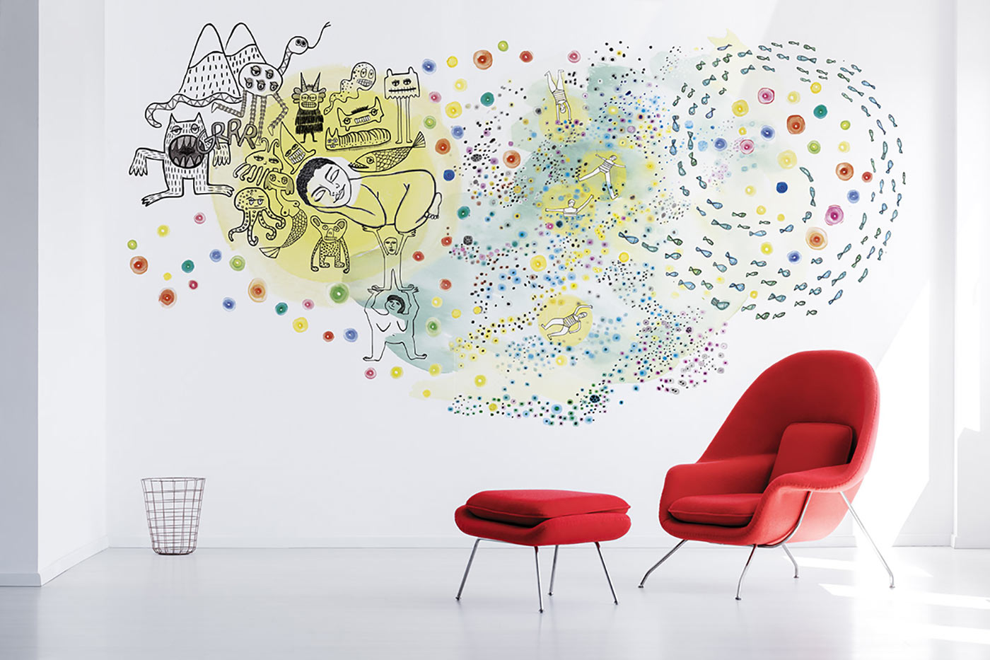 Wall painting - Therapeutic space