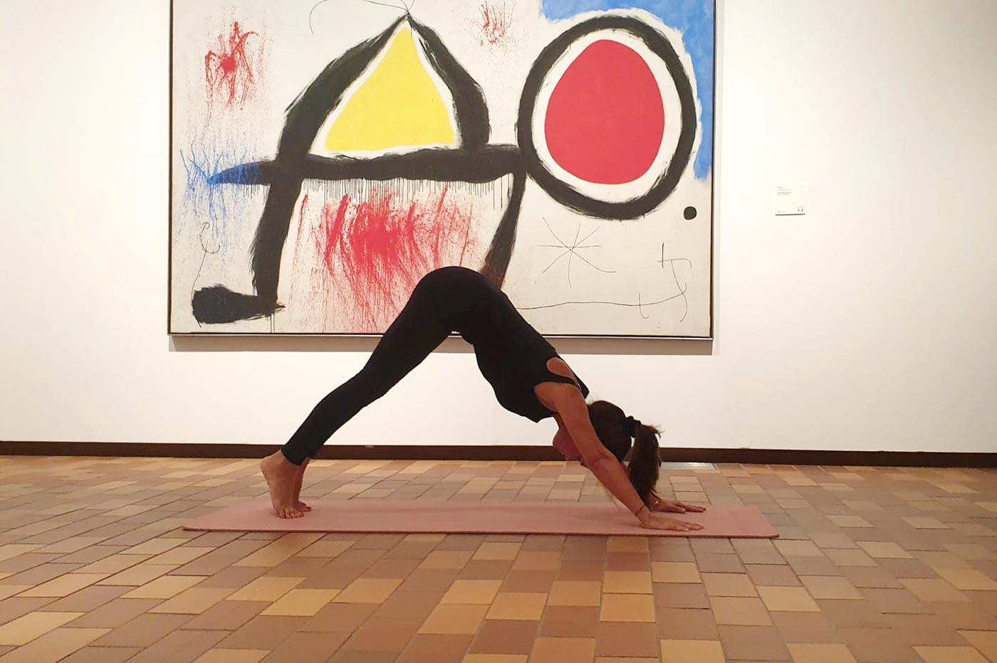 Actividad Yoga Fundación Miró